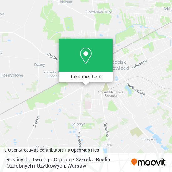 Rośliny do Twojego Ogrodu - Szkółka Roślin Ozdobnych i Użytkowych map