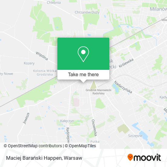 Maciej Barański Happen map