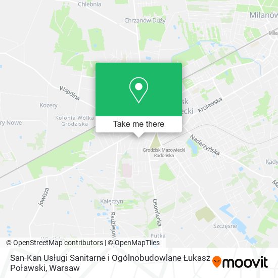 San-Kan Usługi Sanitarne i Ogólnobudowlane Łukasz Poławski map