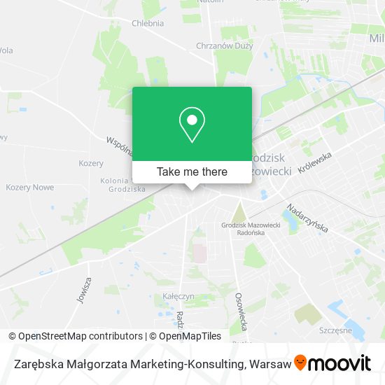 Zarębska Małgorzata Marketing-Konsulting map