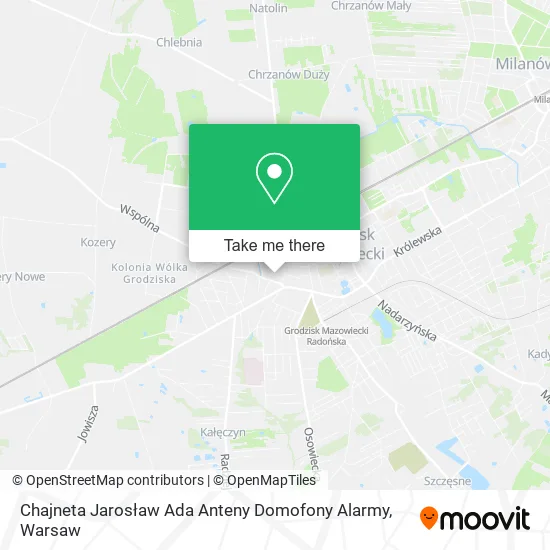 Карта Chajneta Jarosław Ada Anteny Domofony Alarmy