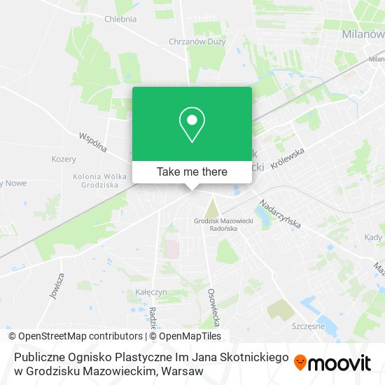 Publiczne Ognisko Plastyczne Im Jana Skotnickiego w Grodzisku Mazowieckim map