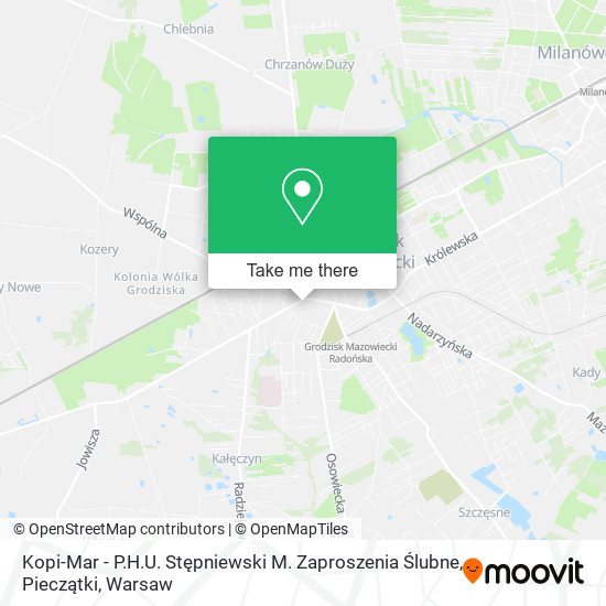 Kopi-Mar - P.H.U. Stępniewski M. Zaproszenia Ślubne, Pieczątki map