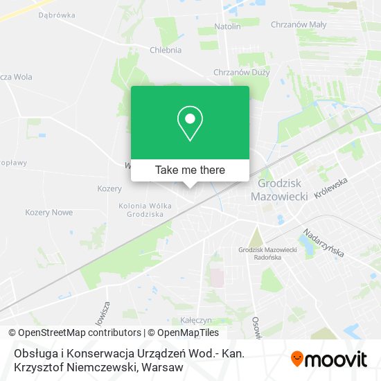 Obsługa i Konserwacja Urządzeń Wod.- Kan. Krzysztof Niemczewski map