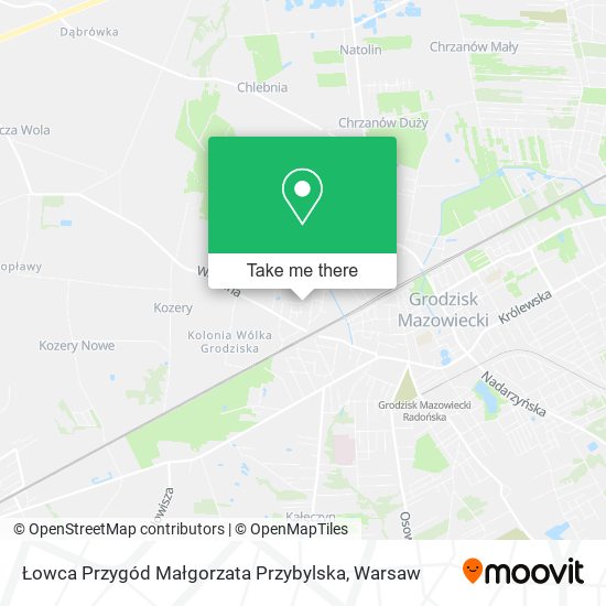 Łowca Przygód Małgorzata Przybylska map