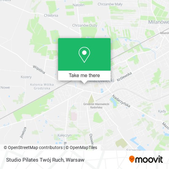 Studio Pilates Twój Ruch map