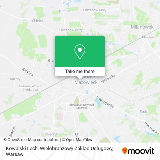 Kowalski Lech. Wielobranżowy Zakład Usługowy map