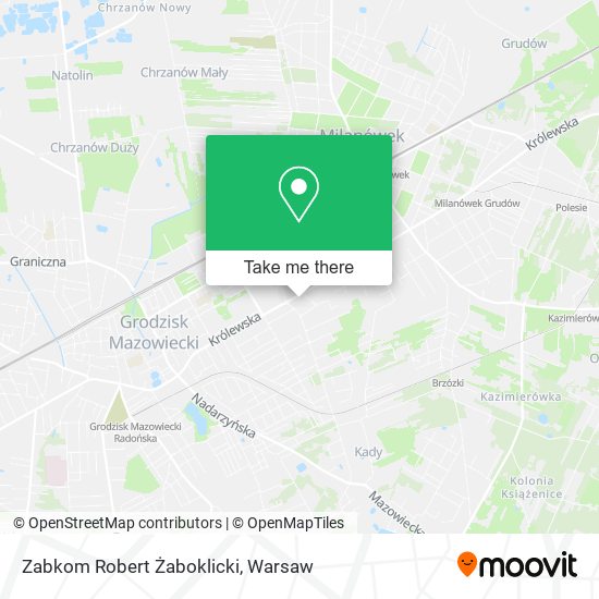 Zabkom Robert Żaboklicki map