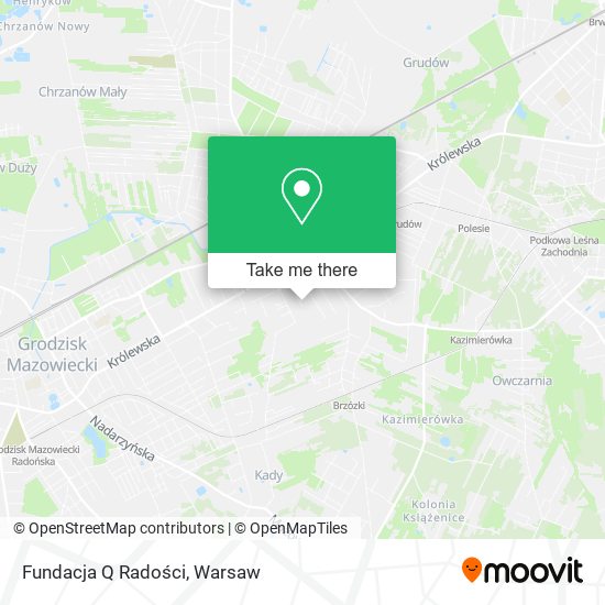 Fundacja Q Radości map