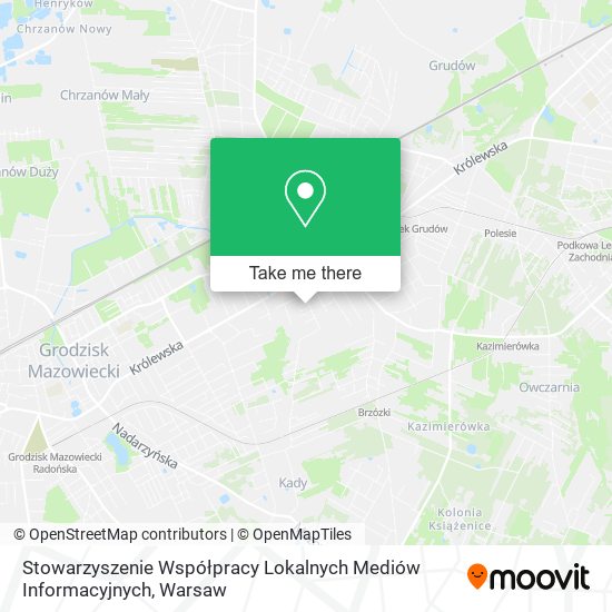 Stowarzyszenie Współpracy Lokalnych Mediów Informacyjnych map