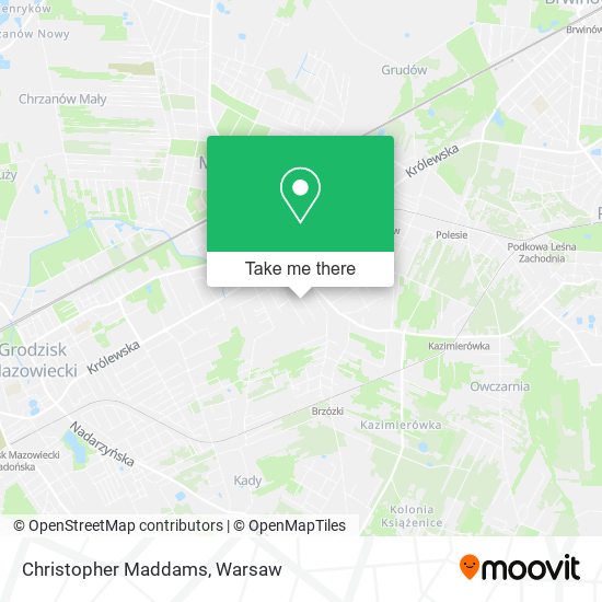 Christopher Maddams map