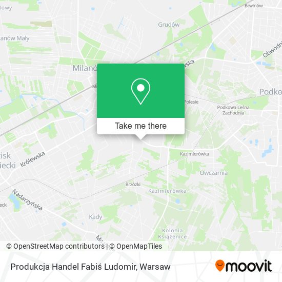 Produkcja Handel Fabiś Ludomir map