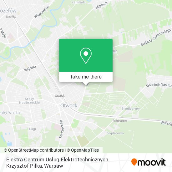 Elektra Centrum Usług Elektrotechnicznych Krzysztof Piłka map