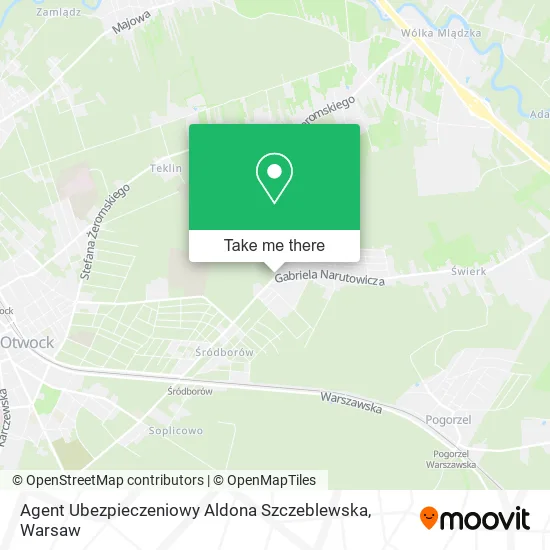 Agent Ubezpieczeniowy Aldona Szczeblewska map
