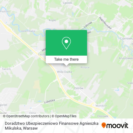 Doradztwo Ubezpieczeniowo Finansowe Agnieszka Mikulska map