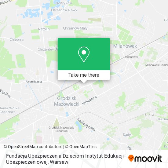 Fundacja Ubezpieczenia Dzieciom Instytut Edukacji Ubezpieczeniowej map