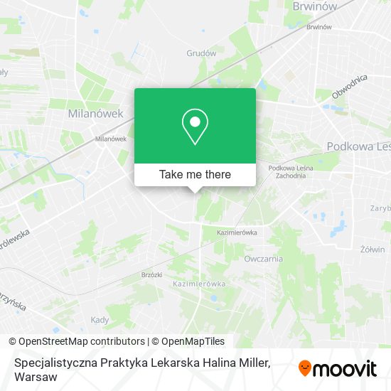 Specjalistyczna Praktyka Lekarska Halina Miller map