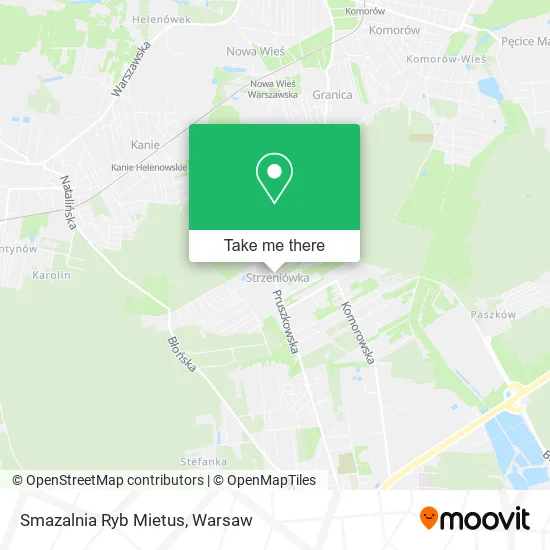 Smazalnia Ryb Mietus map