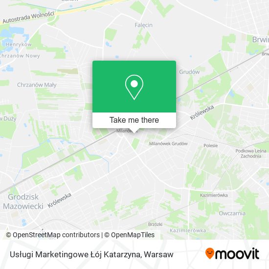 Usługi Marketingowe Łój Katarzyna map