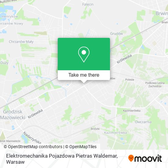 Elektromechanika Pojazdowa Pietras Waldemar map