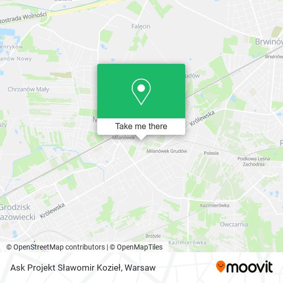 Ask Projekt Sławomir Kozieł map