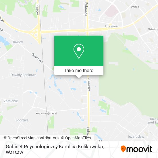 Карта Gabinet Psychologiczny Karolina Kulikowska