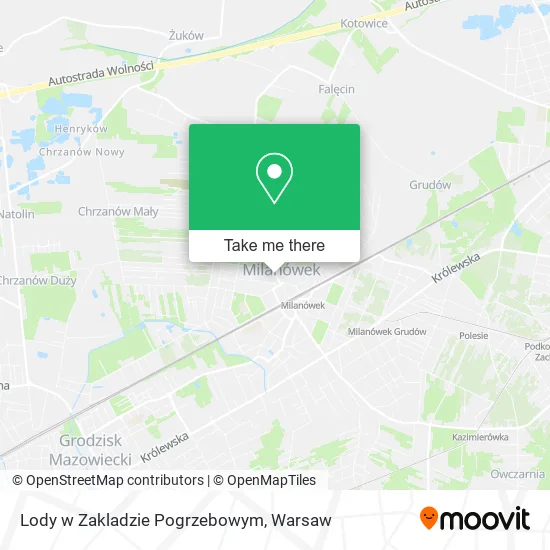 Lody w Zakladzie Pogrzebowym map