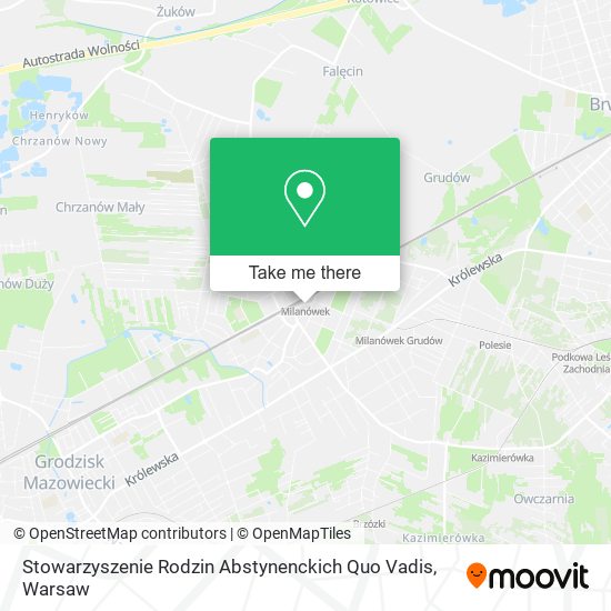 Stowarzyszenie Rodzin Abstynenckich Quo Vadis map