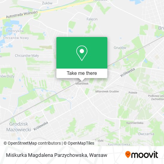 Miśkurka Magdalena Parzychowska map