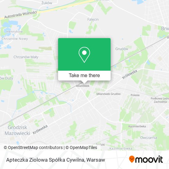 Apteczka Ziolowa Spółka Cywilna map