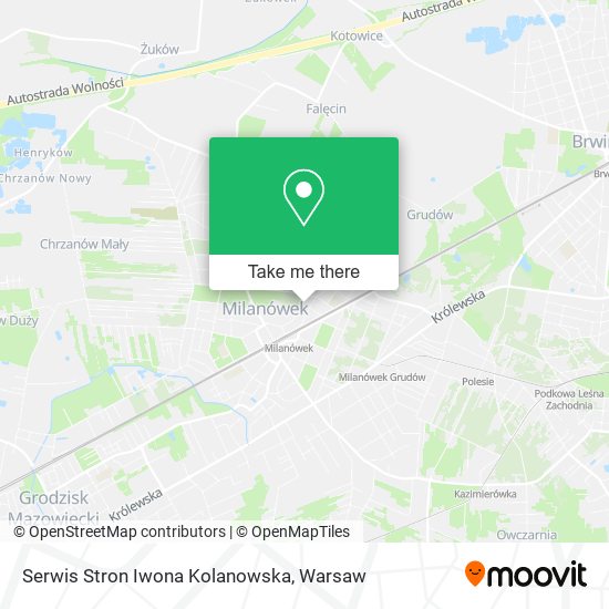 Serwis Stron Iwona Kolanowska map