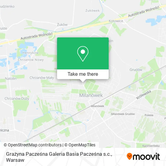Карта Grażyna Pacześna Galeria Basia Pacześna s.c.