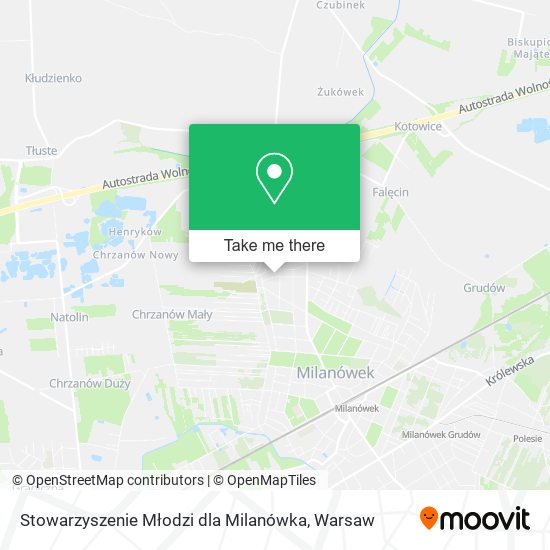 Stowarzyszenie Młodzi dla Milanówka map