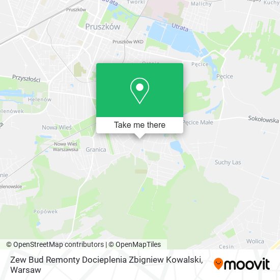 Zew Bud Remonty Docieplenia Zbigniew Kowalski map