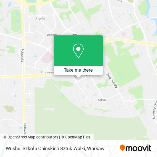 Wushu. Szkoła Chińskich Sztuk Walki map