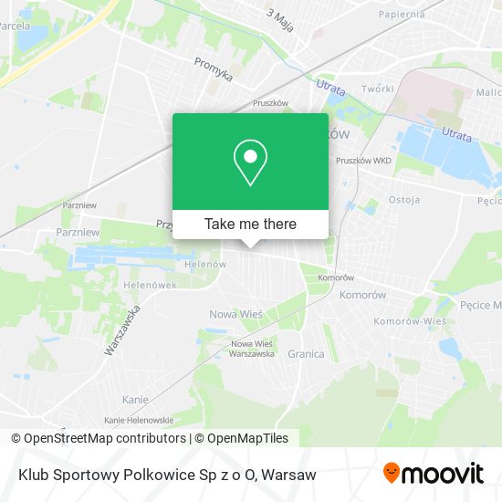 Klub Sportowy Polkowice Sp z o O map