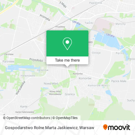 Карта Gospodarstwo Rolne Marta Jaśkiewicz