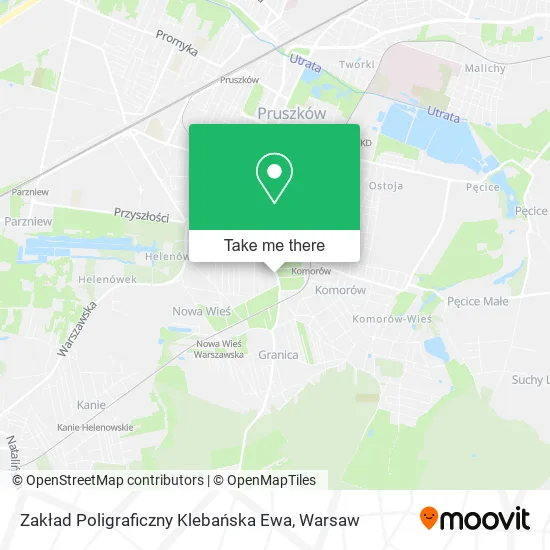 Zakład Poligraficzny Klebańska Ewa map