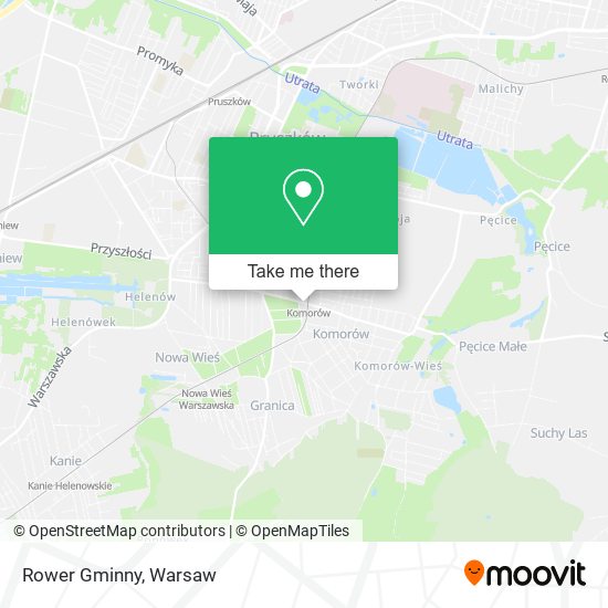 Rower Gminny map