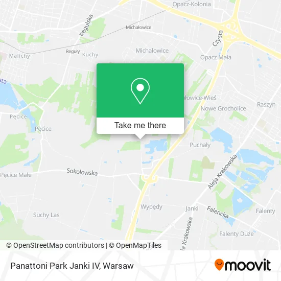 Panattoni Park Janki IV map
