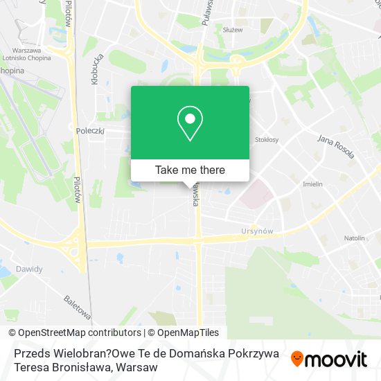 Przeds Wielobran?Owe Te de Domańska Pokrzywa Teresa Bronisława map