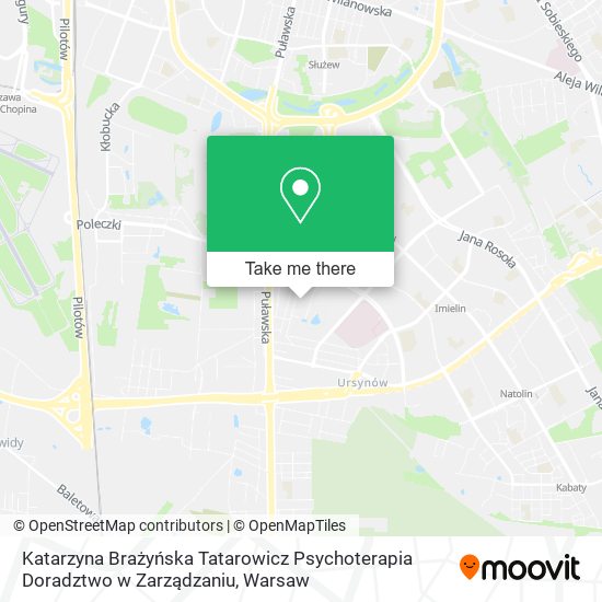 Katarzyna Brażyńska Tatarowicz Psychoterapia Doradztwo w Zarządzaniu map