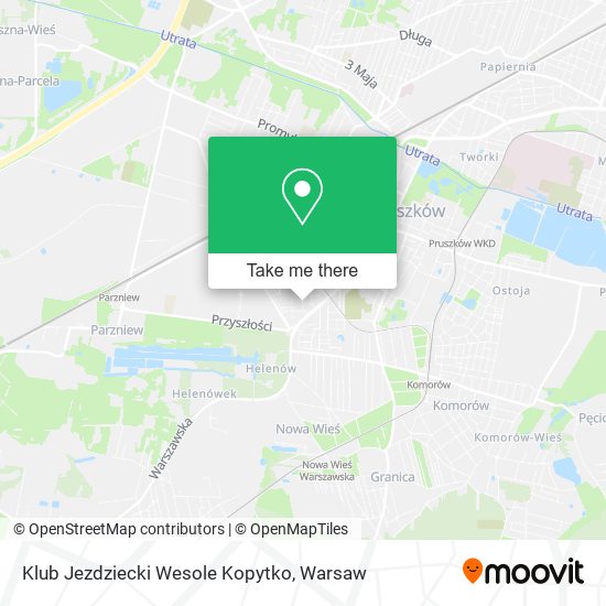 Klub Jezdziecki Wesole Kopytko map