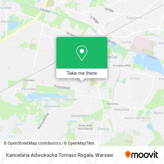 Kancelaria Adwokacka Tomasz Rogala map