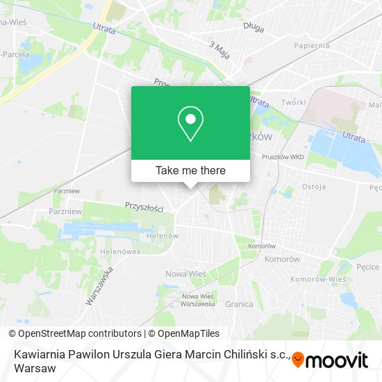 Kawiarnia Pawilon Urszula Giera Marcin Chiliński s.c. map