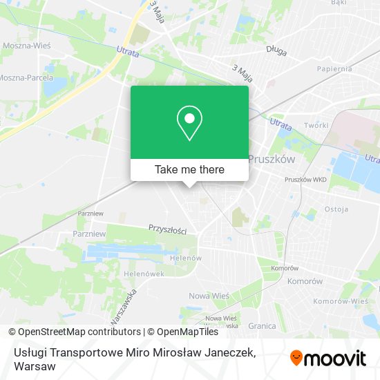 Usługi Transportowe Miro Mirosław Janeczek map