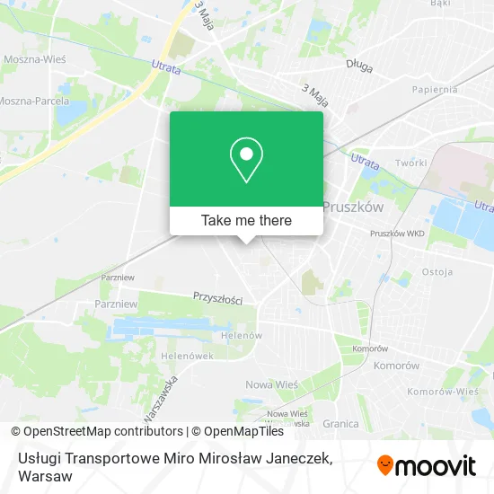 Usługi Transportowe Miro Mirosław Janeczek map