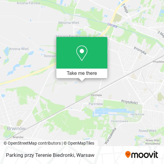 Parking przy Terenie Biedronki map