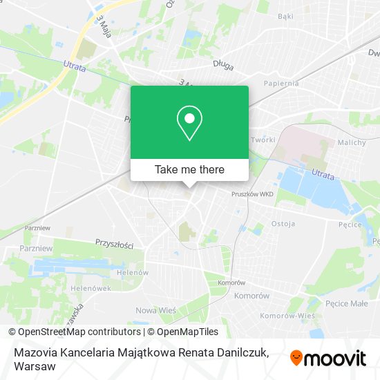 Mazovia Kancelaria Majątkowa Renata Danilczuk map