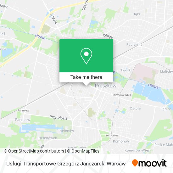 Usługi Transportowe Grzegorz Janczarek map